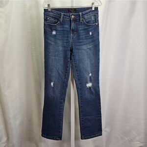 RACHEL Rachel Roy Mid Rise Distressed Girlfriend Jeans Size 6/28